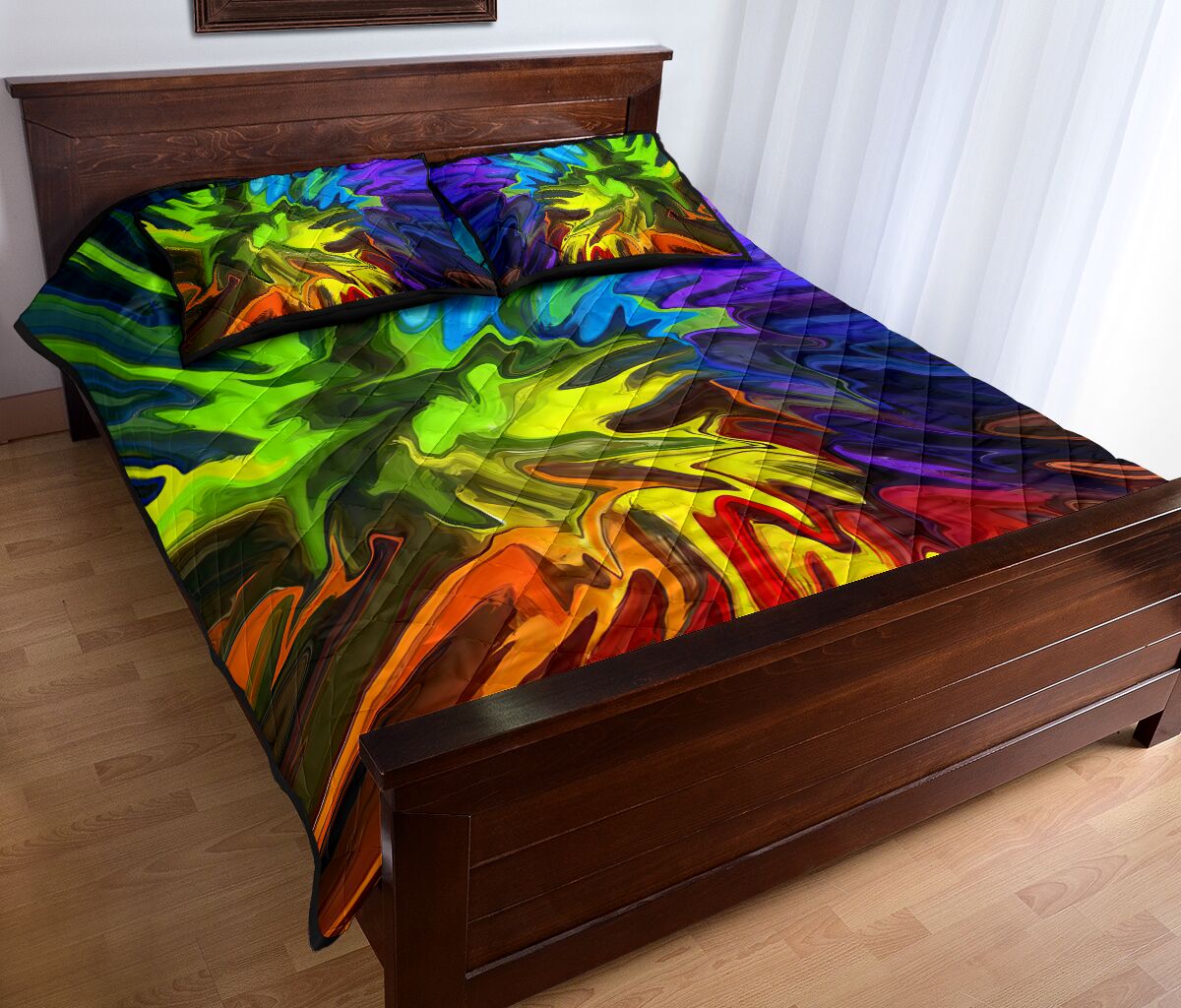 Hippe Color Lover Quilt Bed Set - Love Quilt Bedding Set