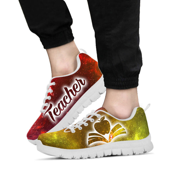 Teacher Galaxy2 Maroon Gold Kd Sneakers, Running Shoes, Shoes For Women, Shoes For Men, Cust- Love Sneakers