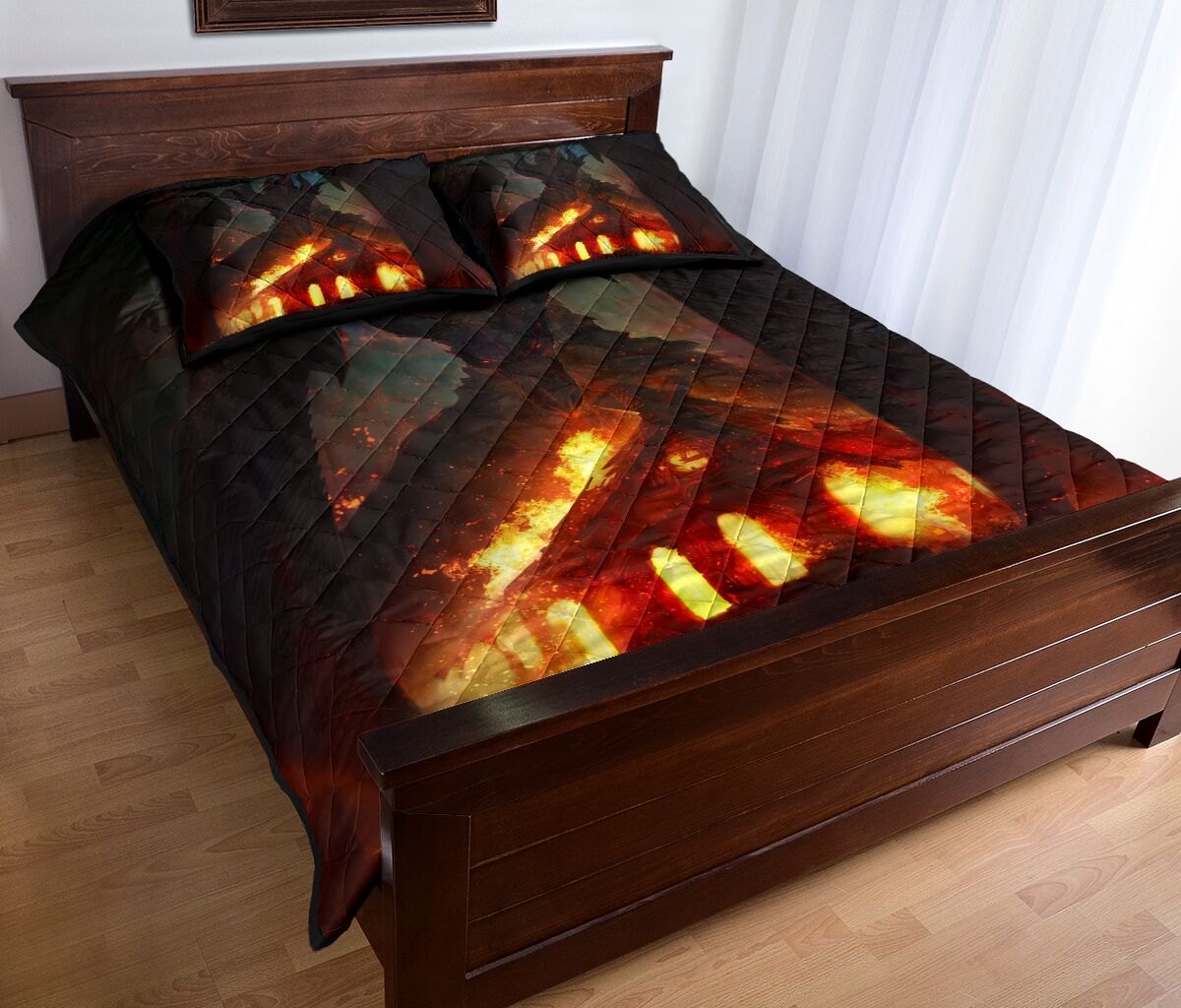 Dragon Legends Odahviing Art Style Quilt Bed Set - Love Quilt Bedding Set