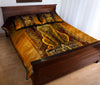 Egyptian Cat Gold - Bed Set- Love Quilt Bedding Set