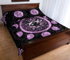 Catsiamese Cat Moon Galaxy Quilt Bed - Love Quilt Bedding Set