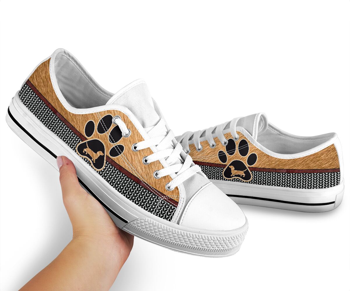 Dachshund Hair - Low Top Shoe - Love Love Top Shoes