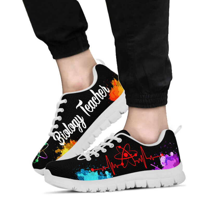 Biology Teacher Art Shoes Sneakers, Running - Love Sneakers
