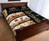 Pig Mandala Love Art Style Quilt Bed Set - Love Quilt Bedding Set