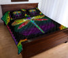 Dragonfly Mandala Style Quilt Bed Set - Love Quilt Bedding Set