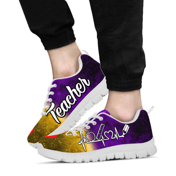 Teacher Pry Sneakers, Running Shoes, Shoes For Women, Shoes For Men, Custom Shoes, L- Love Sneakers