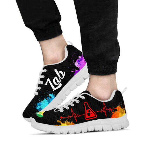 Lab Watercolor Hb Shoes Kd Sneakers, Running Shoes, Shoes For Women, Shoes For Men, Custom S- Love Sneakers