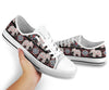 Elephant Vintage Graphic Low Top Shoes