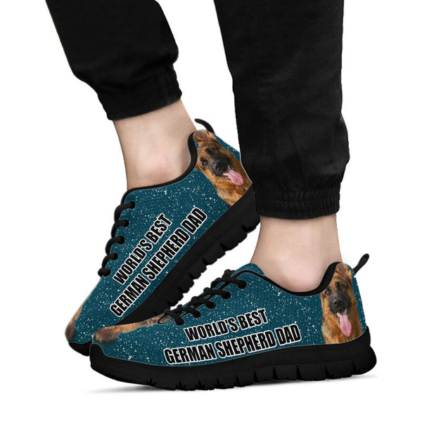 German Shepherd Dad Sneakers, Runni- Love Sneakers