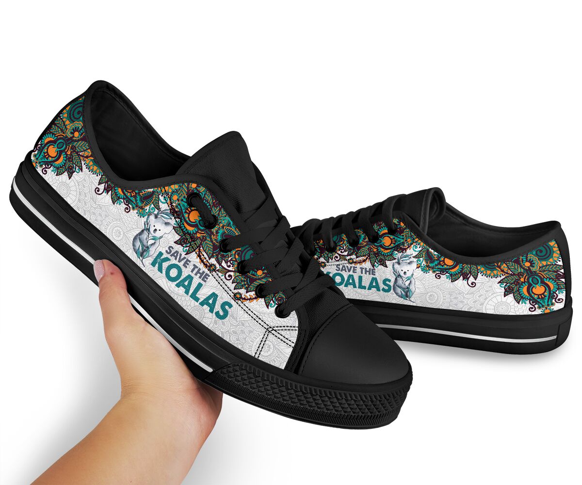 Save The Koalas - Koalas Low Top Shoe - Love Love Top Shoes