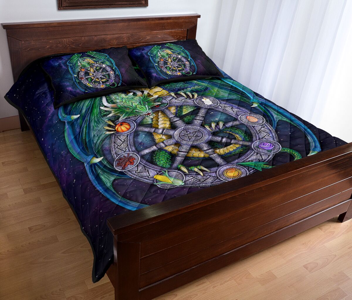 Dragon Quilt Bed Set - Love Quilt Bedding Set
