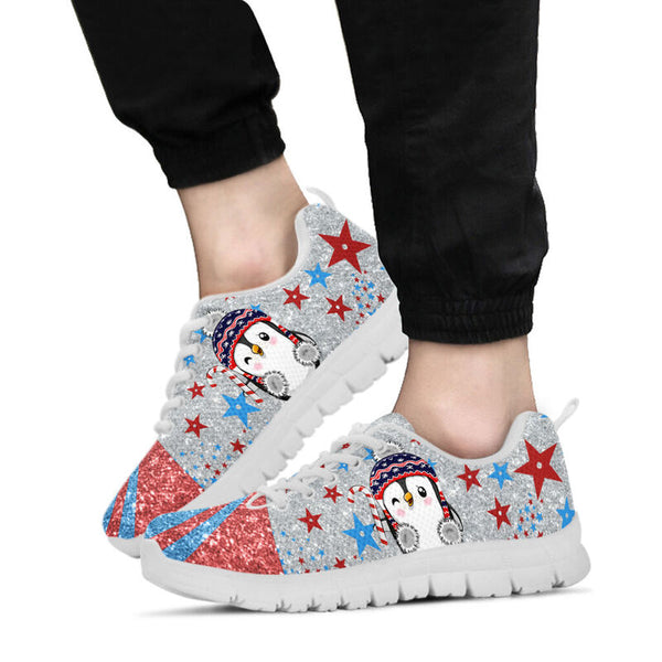 Dt-9 Penguin Lovely Shoes ( Not A Glittered Product) Sneakers, Running - Love Sneakers