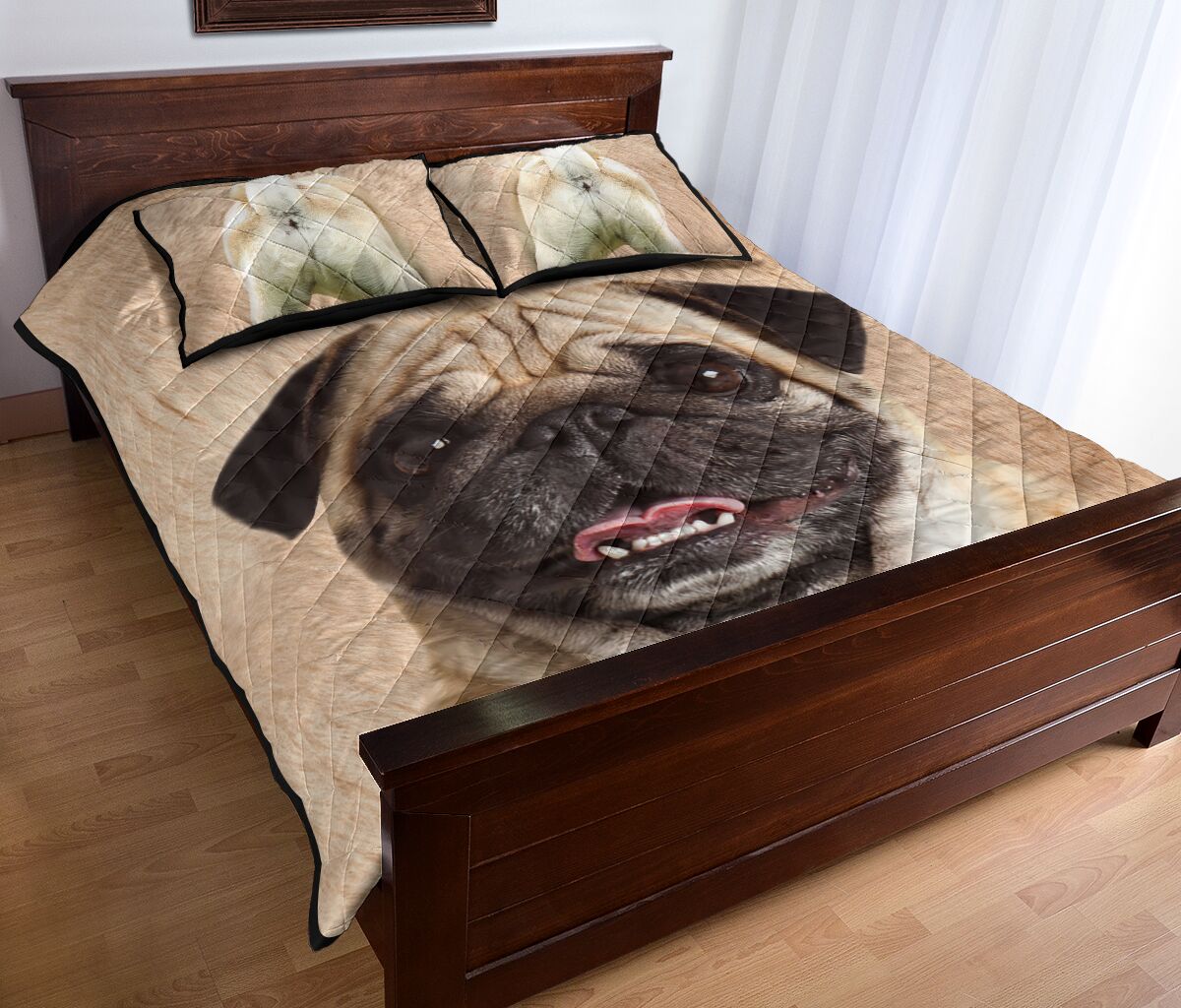 Pug Body - Bed Set - Love Quilt Bedding Set