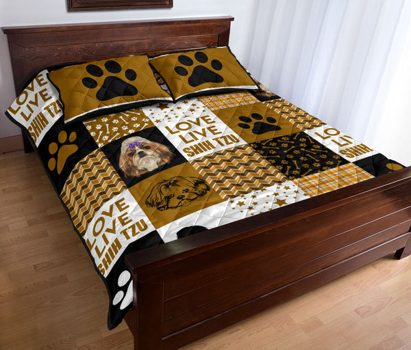 Quilt Bed Set - Shih Tzu 59 - Love Quilt Bedding Set