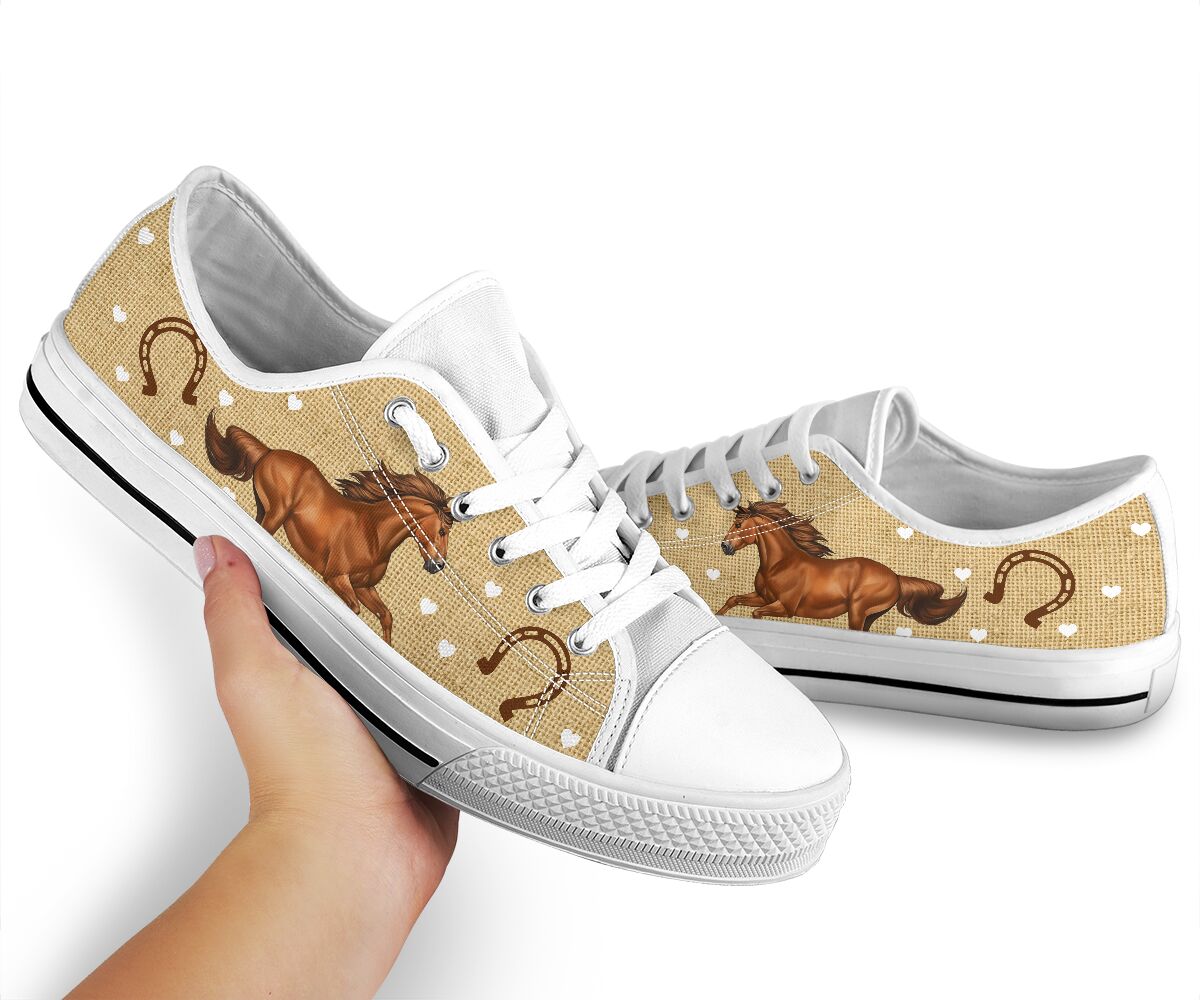 Horse Heart Low Top  Shoes