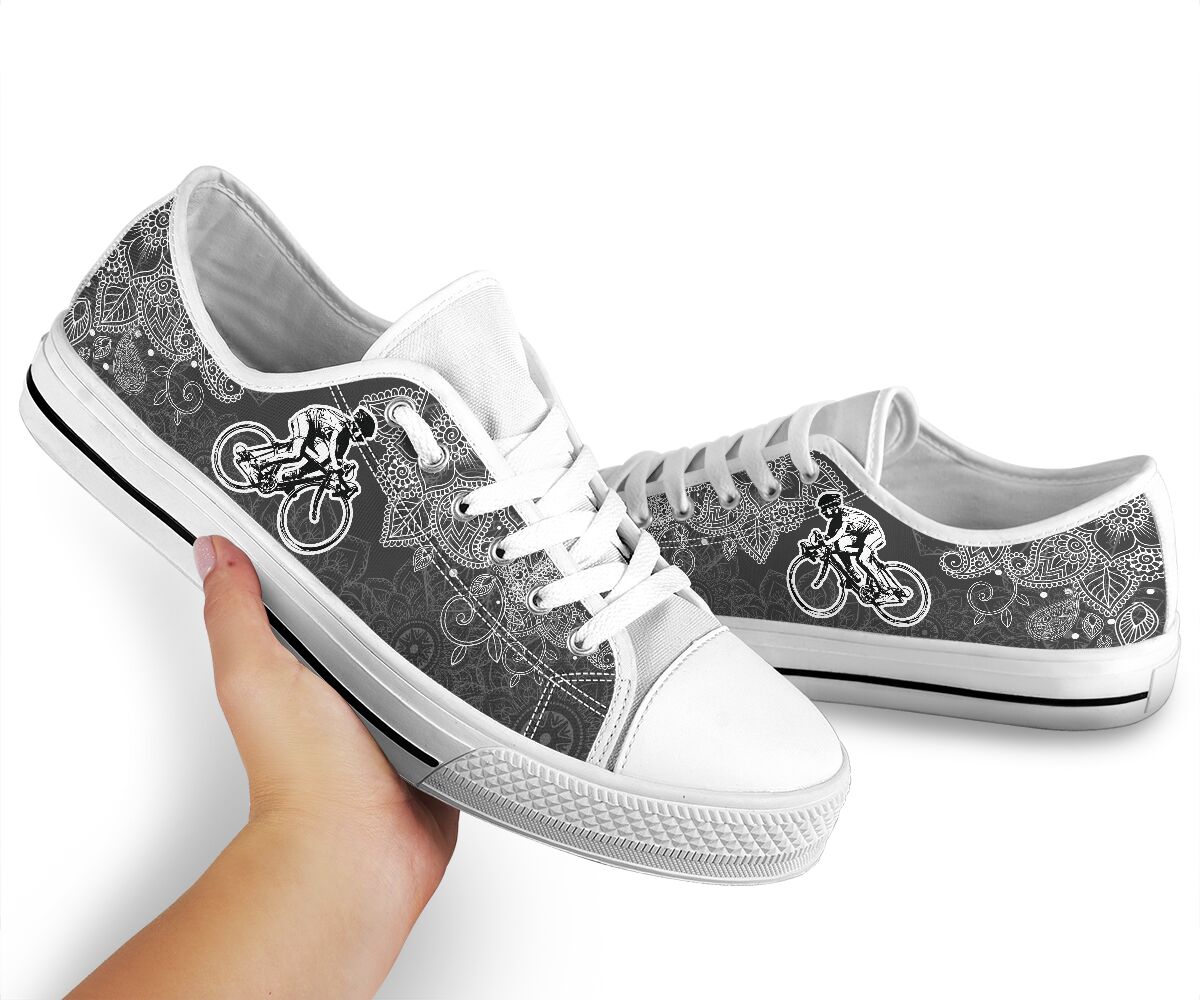 Cycling Mandala Low Top Shoe - Love Love Top Shoes