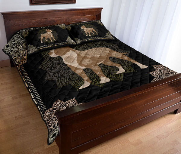Pitbull Quilt Bed Set 12 - Love Quilt Bedding Set