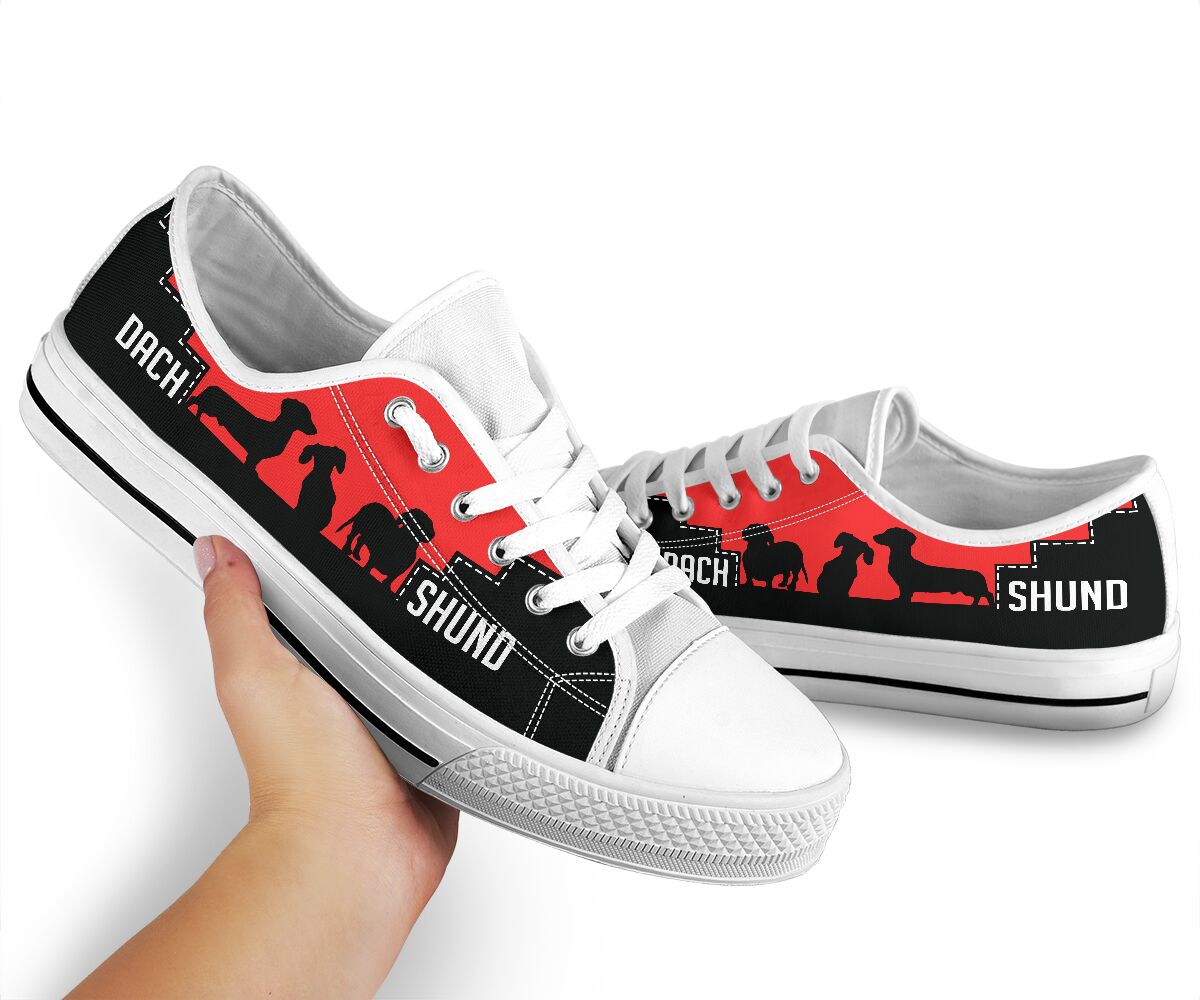 Dachshund Step - Low Top Shoe - Love Love Top Shoes