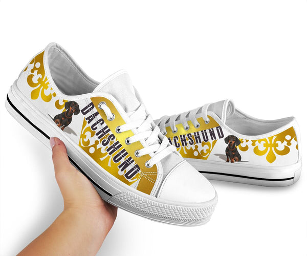 Dachshund Crown - Low Top Shoe - Love Love Top Shoes