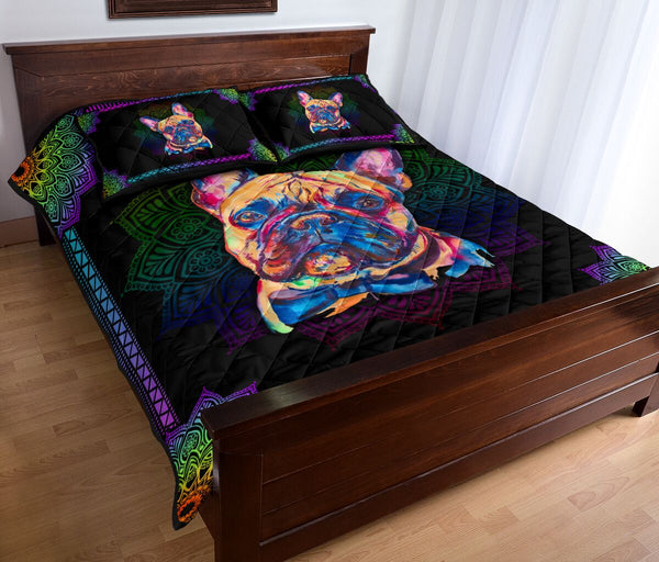 Quilt Bed Set - Frenchie 10 - Love Quilt Bedding Set