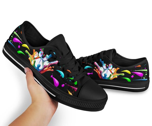 Dog Mom Color Splash - Low TopShoe - Love Love Top Shoes