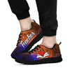 Teacher Galaxy Blue Orange Kd Sneakers, Running Shoes, Shoes For Women, Shoes For Men, Cust- Love Sneakers