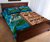 Turtle Quote Style Quilt Bed Set - Love Quilt Bedding Set