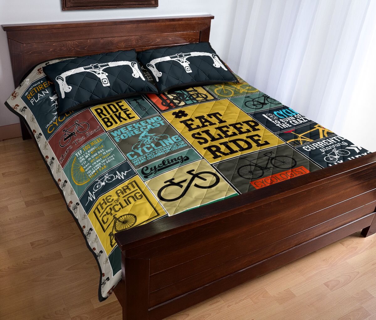 Cycling Is My Bike Ok - Bed Set - Love Quilt Bedding Set