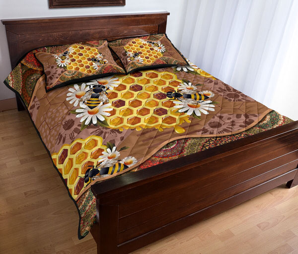 Honeycomb - Bed Set - Love Quilt Bedding Set