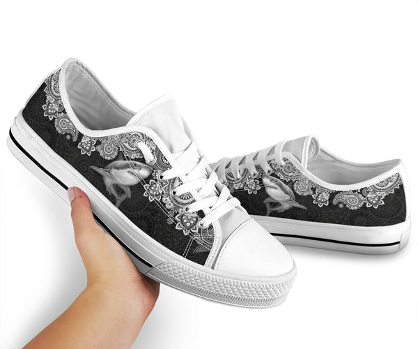 Shark - Pattern - Low Top Shoe - Love Low Top Shoes