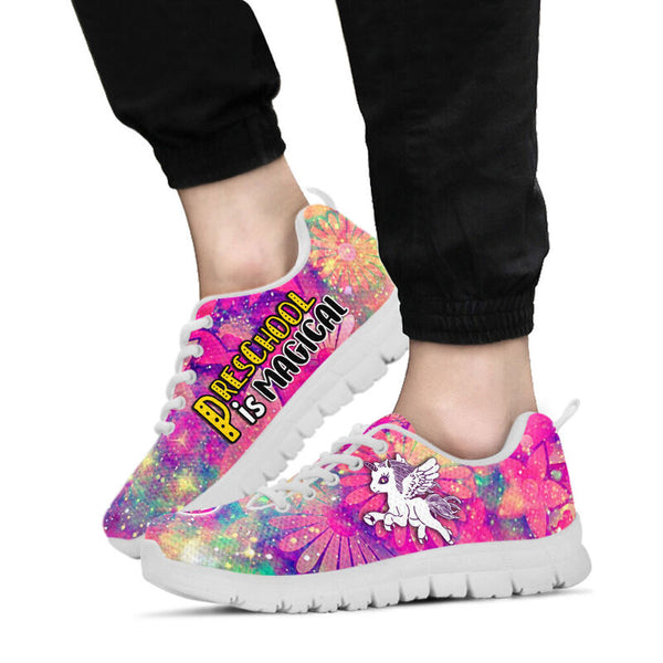 Preschool Is Magical Sneakers, Running Shoes, Shoes For Women, Shoes For Men, Custom Shoes,- Love Sneakers