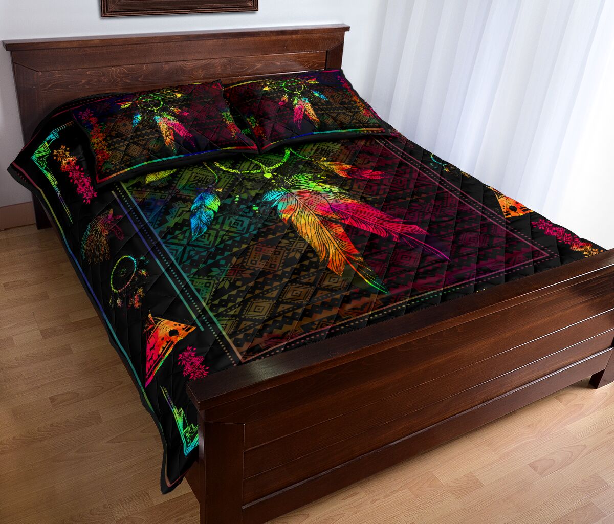 Native American Quilt Bed Set - Love Quilt Bedding Set