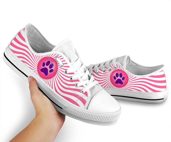 Dog Mom Spiral - Low Top Shoe - Love Love Top Shoes