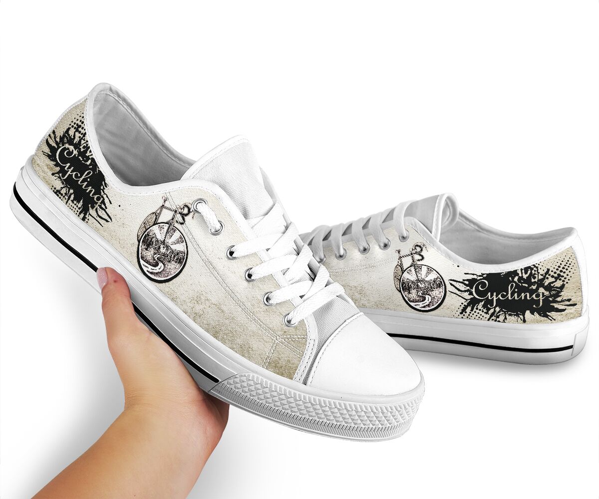Cycling Vintage- Low Top Shoe - Love Love Top Shoes