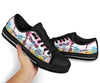 Dragonfly Flower Watercolor - Low Top - Nnl Shoe - Love Love Top Shoes