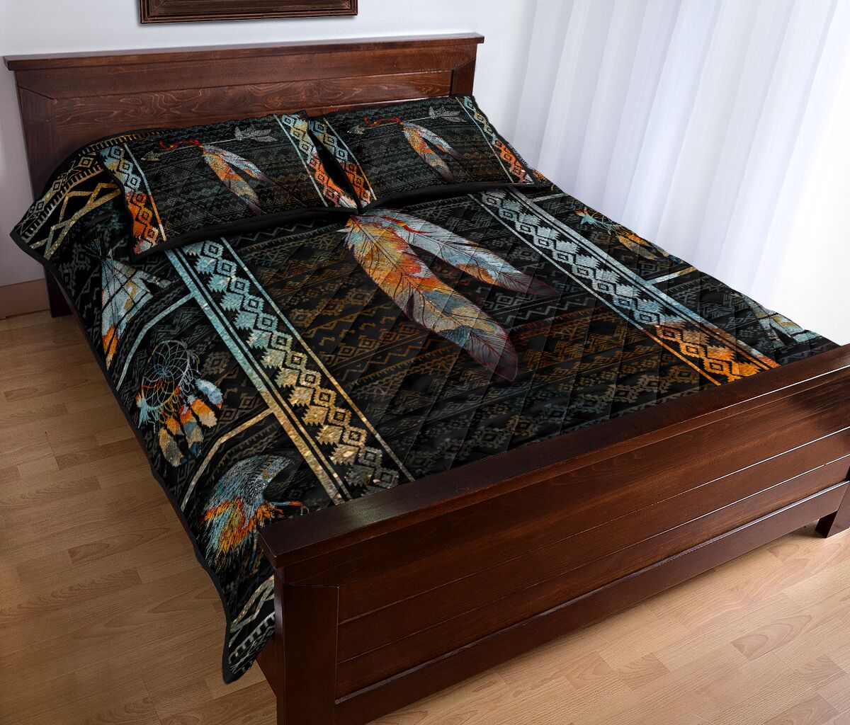Native Quilt Bed Set - Love Quilt Bedding Set