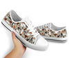 All Cats Pattern Low Top Shoes