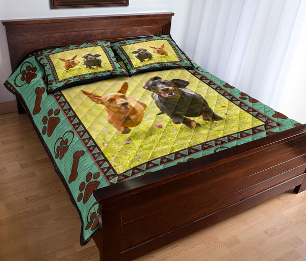 Dachshund Items - Quilt Bed Set - Love Quilt Bedding Set