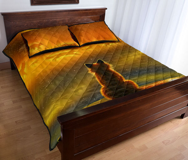 Fox Quilt Bed Set 43 - Love Quilt Bedding Set