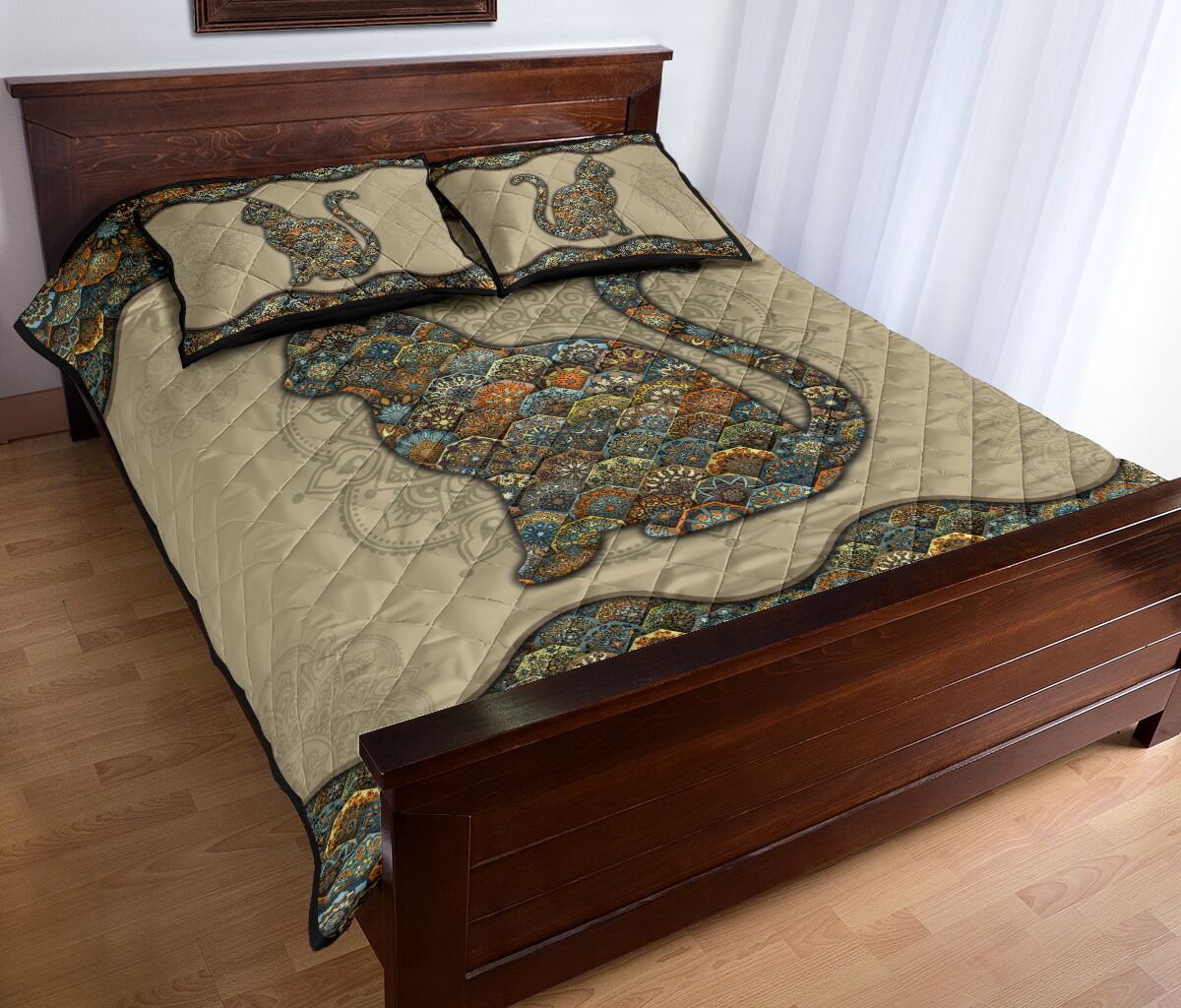 Quilt Bed Set - Mandala - Cat Lo - Love Quilt Bedding Set
