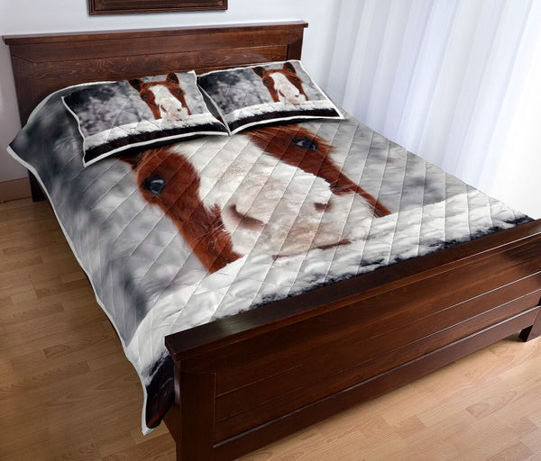 Horse Face Quilt Bedding Set