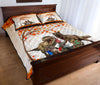 Dinosaurs Autumn Style Quilt Bed Set - Love Quilt Bedding Set