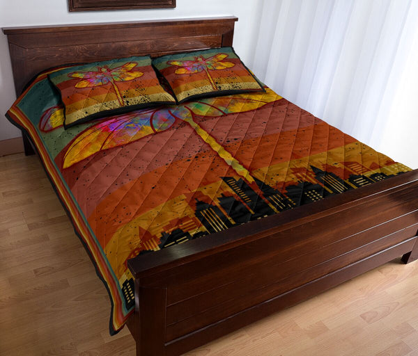 Quilt Bed Set - Dragonfly 53 - Love Quilt Bedding Set