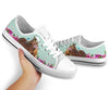 Horse Flower Butterfly Low Top  Shoes