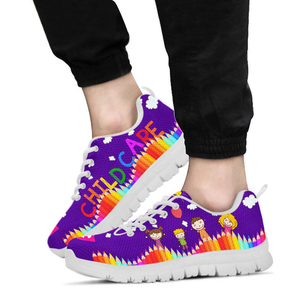 Child Care Abc Purple Sneakers, Running Sh- Love Sneakers