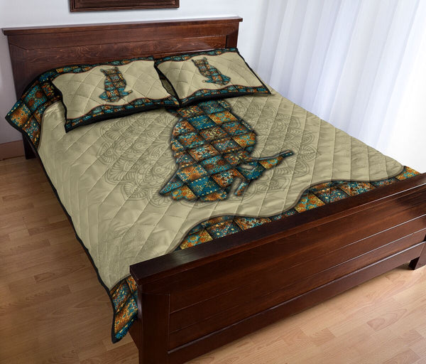 Quilt Bed Set - Owl - Mandala 15 - Love Quilt Bedding Set