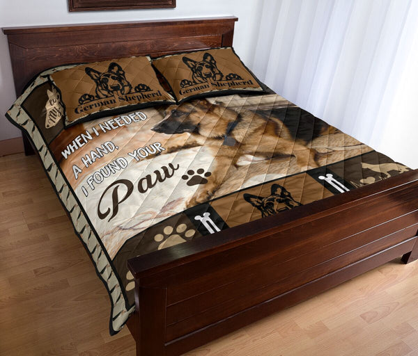 German Shepherd Paw - Bed Set - Love Quilt Bedding Set