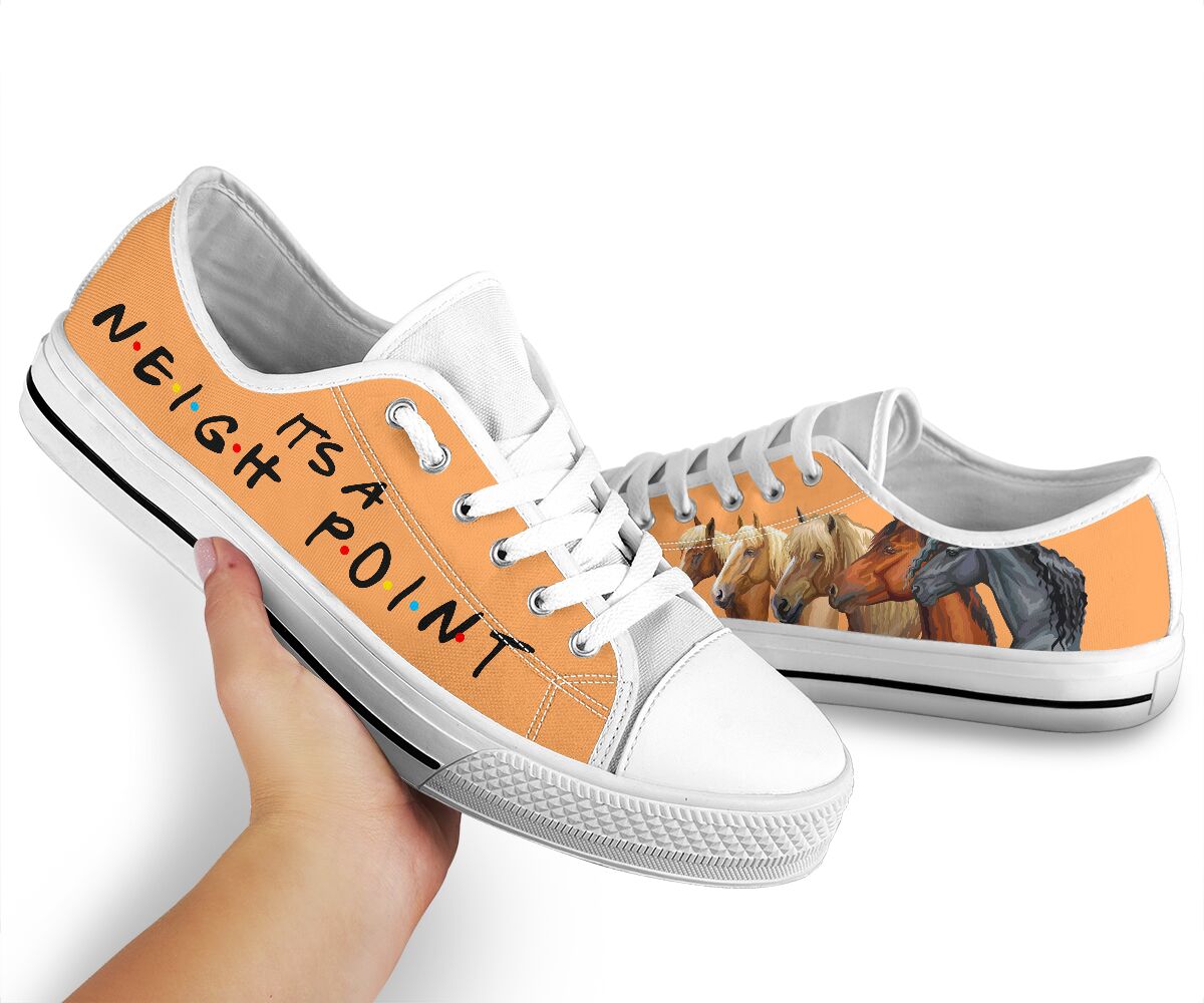 Horse - Its A Neigh Point Low Top Shoes