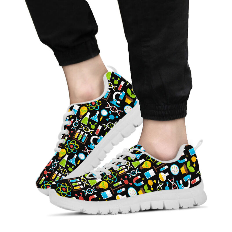 Biology Patterns Shoes Sneakers, Running - Love Sneakers