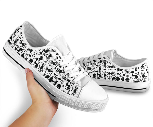 Cats White Low Top Shoes